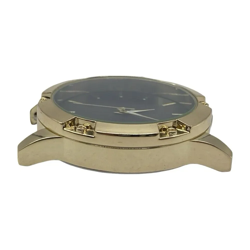 Accutime Watch Corp Men's Gold Tone Quartz Watch Running
